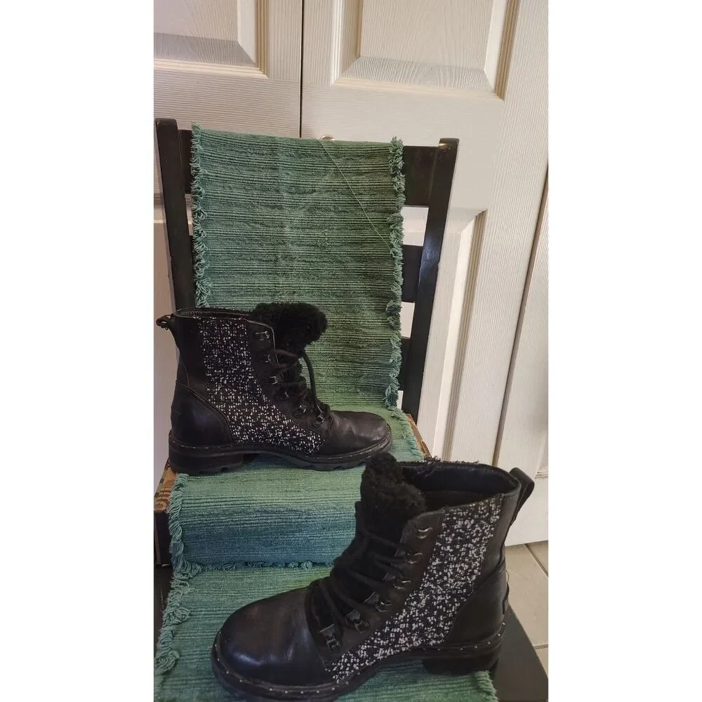 SOREL Women's Lennox Lace Cozy Waterproof Winter Boots – Size 9